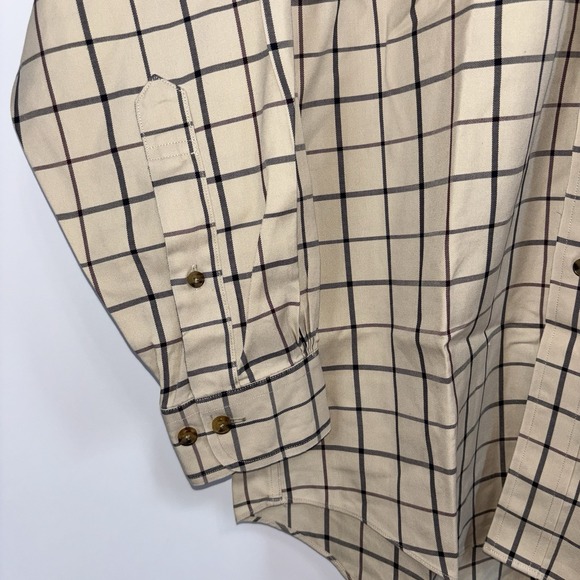 Brooks Brothers 100 Cotton Non Iron Twill Plaid Polo Button Down Shirt S - Picture 4 of 8